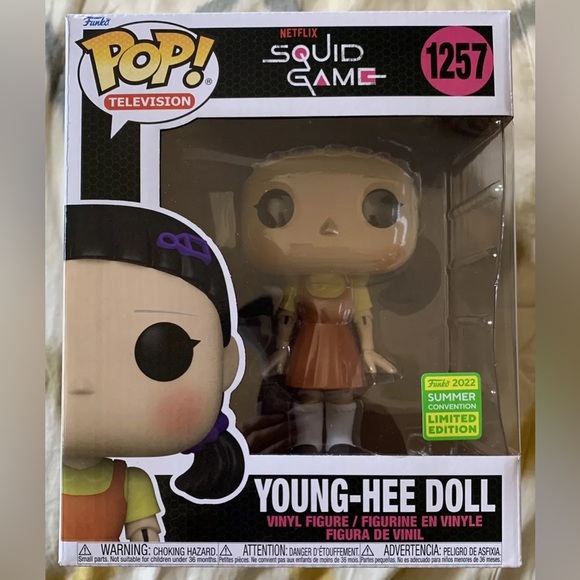 Funko Pop! Squid Game: Young-Hee Doll 6 Inch #1257 SDCC 2022- NIB - Picture 1 of 5